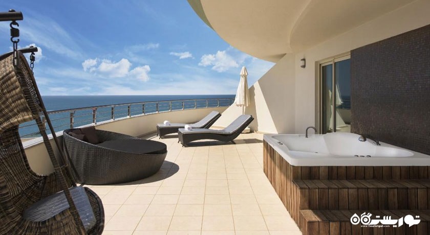 نمایی از تراس سوئیت هتل